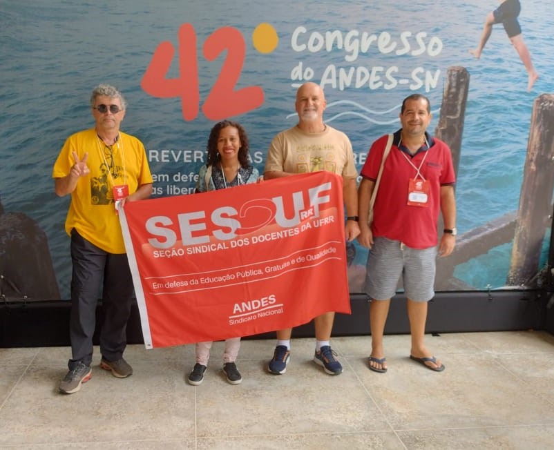 Professores representam SESDUF-RR no 42 Congresso do ANDES-SN